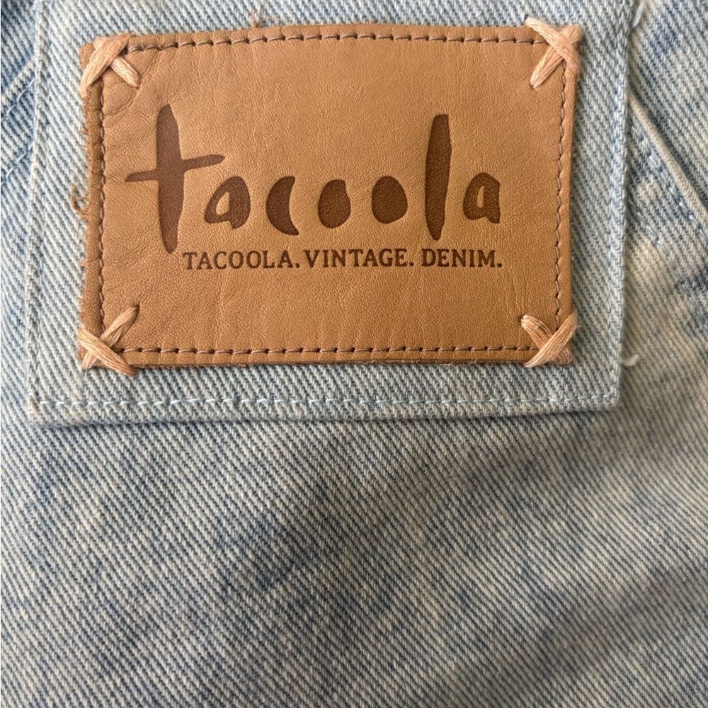 1980’s Tacoola Santi Light Wash High-Waist Denim Overalls Size S ~Excellent - Picture 10 of 11